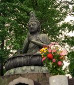 Buddha ved Asakusa Kannon templet i Tokyo