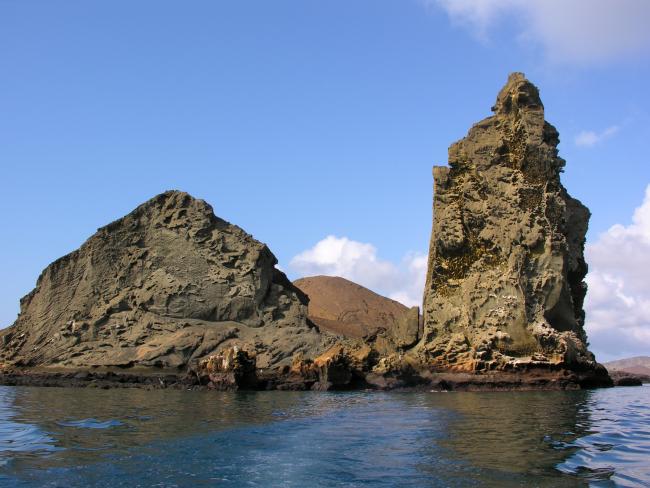 Pinnacle Rock på Isla Bartolome ved Galapagos